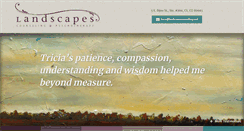 Desktop Screenshot of landscapescounseling.com